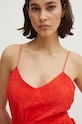 Bavlněný top Never Fully Dressed Cami Top červená NFDTO768