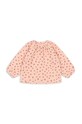 Konges Sløjd bluza de bumbac pentru copii KS100199 roz SS24