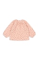 Дитяча бавовняна блузка Konges Sløjd KS100199 рожевий SS24
