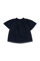 Konges Sløjd bluza de bumbac pentru copii KS100422 bleumarin SS24