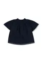 Παιδική βαμβακερή μπλούζα Konges Sløjd σκούρο μπλε