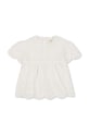 Дитяча бавовняна блузка Konges Sløjd KS100439 білий SS24