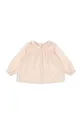 Детская хлопковая блузка Konges Sløjd розовый