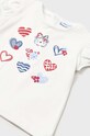 Dziewczynka Mayoral bluzka niemowlęca 1007.4G.Baby.PPYH biały