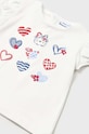 Dziewczynka Mayoral bluzka niemowlęca 1007.4G.Baby.PPYH biały