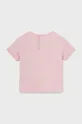 Бавовняна футболка для немовлят Mayoral рожевий