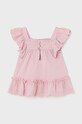Blúzka pre bábätká Mayoral 1197.4H.Baby.PPYH ružová SS24