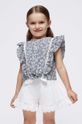 Mayoral bluza de bumbac pentru copii cu modele bleumarin 3179.6H.Mini.PPYH