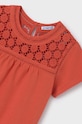 Дівчинка Дитяча бавовняна блузка Mayoral 6005.8E.Junior.PPYH помаранчевий