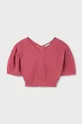розовый Детская хлопковая блузка Mayoral Для девочек