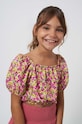Mayoral bluza copii flori galben 6103.8B.Junior.PPYH