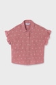 Mayoral top + koszula dziecięca 6105.8D.Junior.PPYH różowy SS24