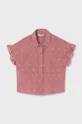 Μπλούζα + παιδικό πουκάμισο Mayoral ροζ