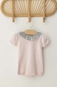 Tartine et Chocolat body din bumbac pentru bebelusi guler tare roz TY33040.G.80