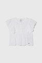 Дитяча бавовняна блузка Pepe Jeans OMAIRA casual білий PG301676