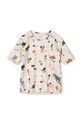 Liewood t-shirt kąpielowy dziecięcy Noah Printed Shortsleeve Swim Tee Produkt niemowlęcy multicolor LW17548