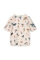 Liewood t-shirt kąpielowy dziecięcy Noah Printed Shortsleeve Swim Tee LW17548 multicolor SS24