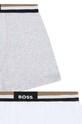 BOSS bokserki dziecięce 2-pack J50973. szary