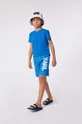 modrá Detské plavkové šortky Karl Lagerfeld Chlapčenský