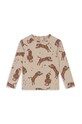 Konges Sløjd longsleeve kąpielowy dziecięcy KS100744 beżowy SS24