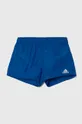 modrá Detské plavkové šortky adidas Performance YB BOS SHORTS Chlapčenský