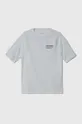 biela Detské plavkové tričko Abercrombie & Fitch Chlapčenský
