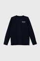 Abercrombie & Fitch longsleeve de baie pentru copii bleumarin KI233.4080