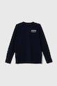 Abercrombie & Fitch longsleeve de baie pentru copii bleumarin KI233.4080