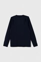Abercrombie & Fitch longsleeve de baie pentru copii KI233.4080 bleumarin SS24