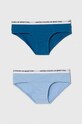 United Colors of Benetton slipy dziecięce 2-pack Planet friendly niebieski 3OP80S484.G.Seasonal