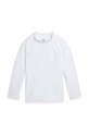 Plavecké tričko s dlouhým rukávem Polo Ralph Lauren bílá 322934619003