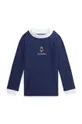 mornarsko modra Otroška dolga majica za kopanje Polo Ralph Lauren Fantovski