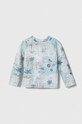 Jamiks longsleeve de baie pentru copii turcoaz TRAYER.I.Bluz.JLG142.B