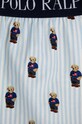Polo Ralph Lauren piżama bawełniana dziecięca niebieski 8P0142
