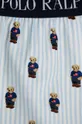 modrá Detské bavlnené pyžamo Polo Ralph Lauren