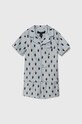 Дитяча бавовняна піжама Polo Ralph Lauren комплект блакитний 9P0139