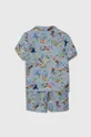 Detské bavlnené pyžamo Polo Ralph Lauren modrá