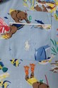 Băieți Polo Ralph Lauren pijamale de bumbac pentru copii 9P0140 albastru