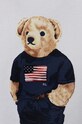 Dječja pamučna pidžama Polo Ralph Lauren plava 9P0142