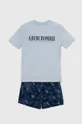 niebieski Abercrombie & Fitch piżama dziecięca Chłopięcy