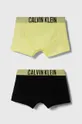 Παιδικά μποξεράκια Calvin Klein Underwear 2-pack κίτρινο