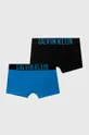 modrá Detské boxerky Calvin Klein Underwear 2-pak Chlapčenský