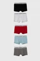 niebieski Calvin Klein Underwear bokserki dziecięce 5-pack Chłopięcy