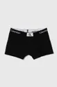 Detské boxerky Calvin Klein Underwear 2-pak čierna