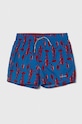 Pepe Jeans pantaloni scurti de baie copii LOBSTER SWIMSHORT Planet friendly rosu PBB10328