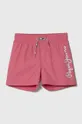 рожевий Дитячі шорти для плавання Pepe Jeans LOGO SWIMSHORT Для хлопчиків