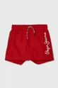 červená Detské plavkové šortky Pepe Jeans LOGO SWIMSHORT Chlapčenský