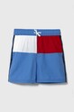 Παιδικό Μαγιό Tommy Hilfiger στάμπα μπλε UB0UB00527.PPYH