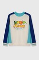 Детская хлопковая кофта Kenzo Kids K60410.102.126 голубой SS24