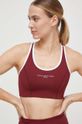 Športová podprsenka Tommy Hilfiger burgundské WW0WW41081